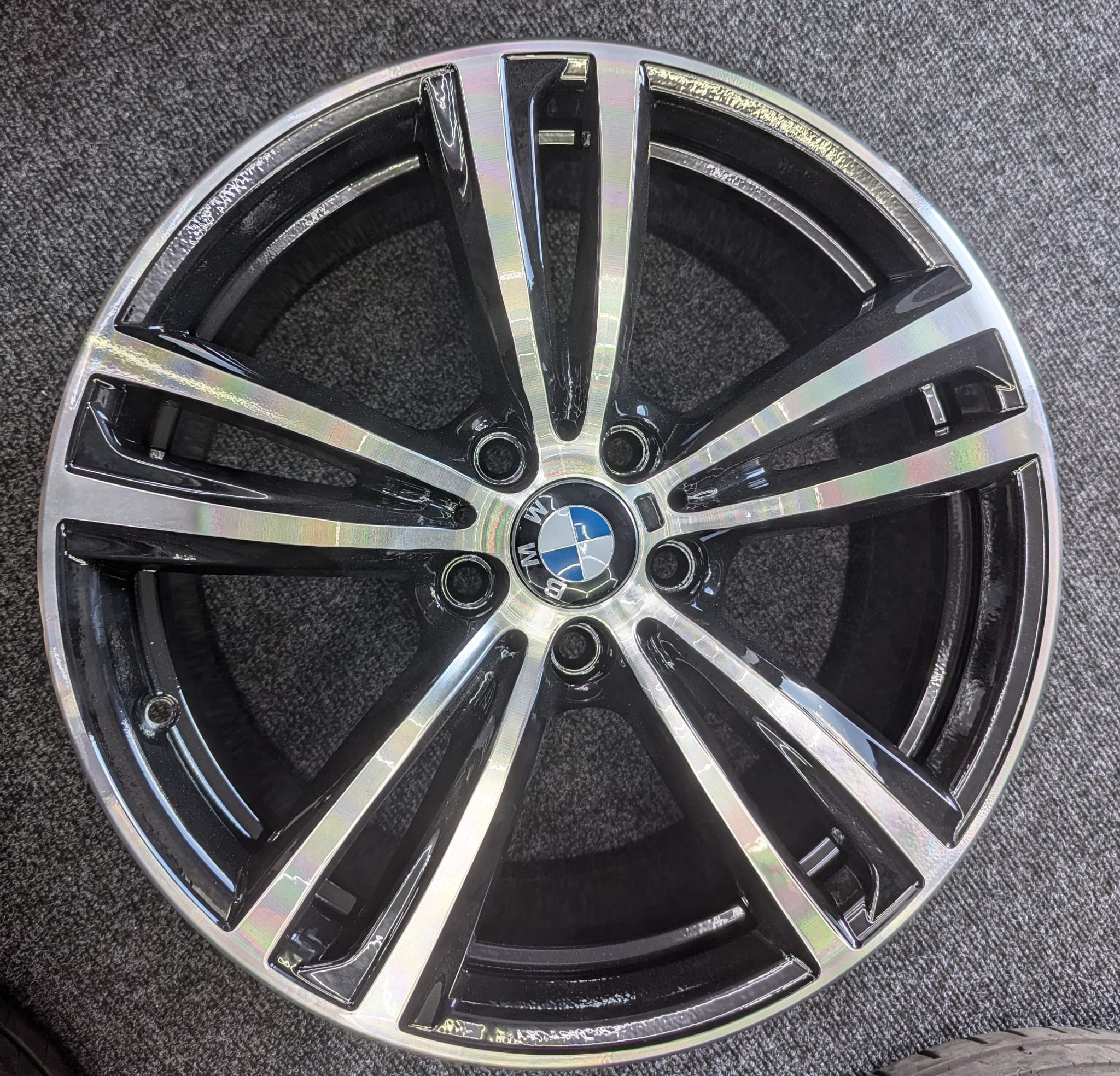 19" GENUINE BMW 442M ALLOY WHEELS RECONDITIONED (SINGLE REAR) BMF