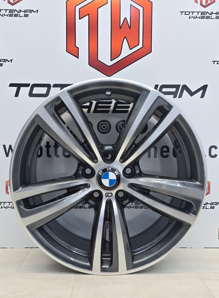 19" GENUINE BMW 442M ALLOY WHEELS RECONDITIONED GMF (SINGLE FRONT)