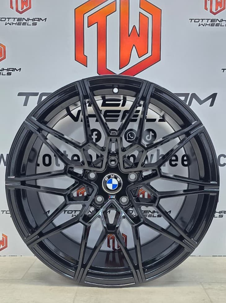 SET OF 4 BRAND NEW 20" BMW 826M STYLE ALLOY WHEELS GLOSSY-BLACK 5X120
