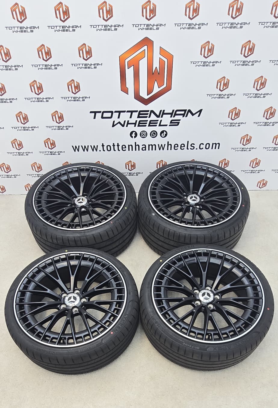 20" MERCEDES EQC STYLE ALLOY WHEELS BML with tyres