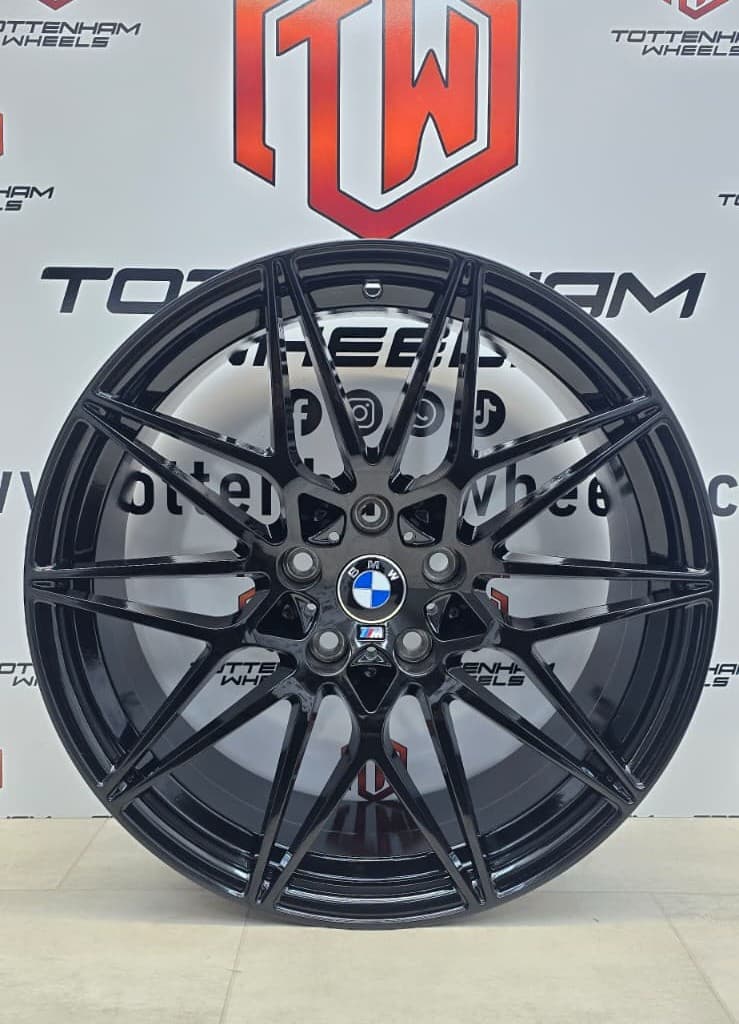 SET OF 4 BRAND NEW 19" BMW 666M Style ALLOY WHEELS GLOSS BLACK 5X120