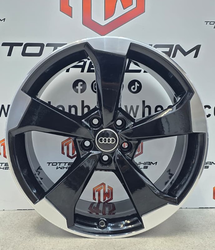 1 SINGLE Genuine Audi RS3 Rotor Style Alloy Wheel – 19" Reconditioned