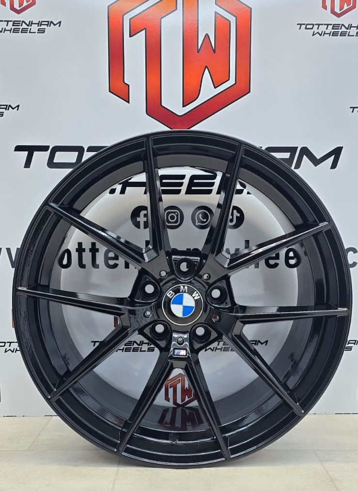 SET OF 4 BRAND NEW 20" BMW 763M STYLE ALLOY WHEELS SATIN-BLACK 5X120