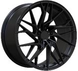 SET OF 4 BRAND NEW 20" TF831 STYLE ALLOY WHEELS GLOSSY BLACK 5X112